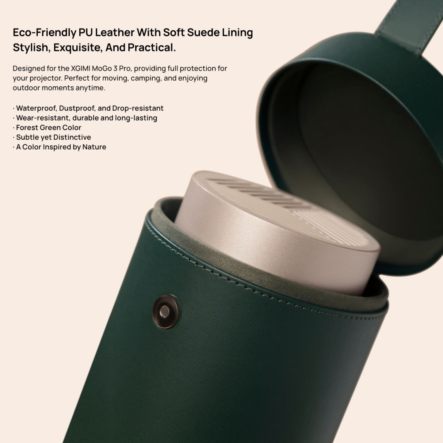 XGIMI - Mogo 3 Pro Carrying Case Dark (Green) - XGIMI