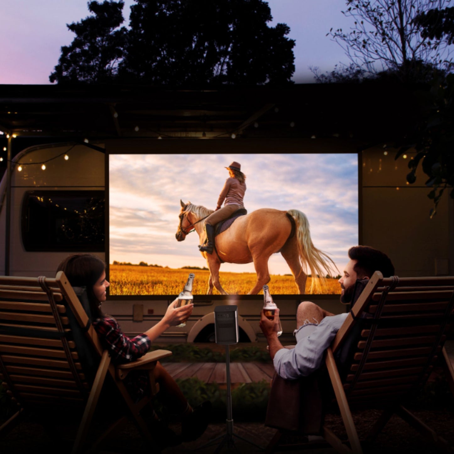 XGIMI - 50 inch Foldable Screen for Projector - XGIMI