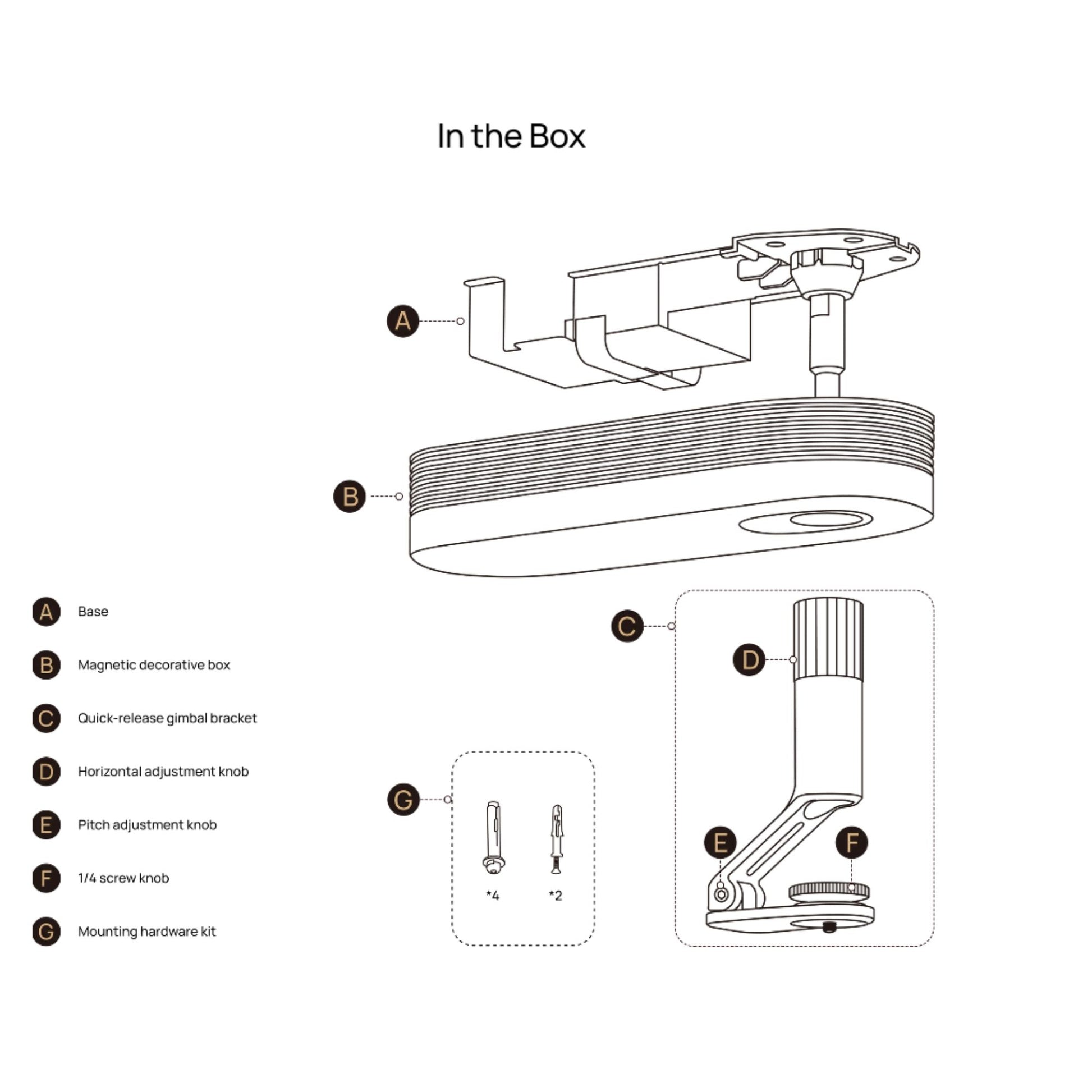 XGIMI - Horizon/Horizon Ultra Ceiling Mount - XGIMI