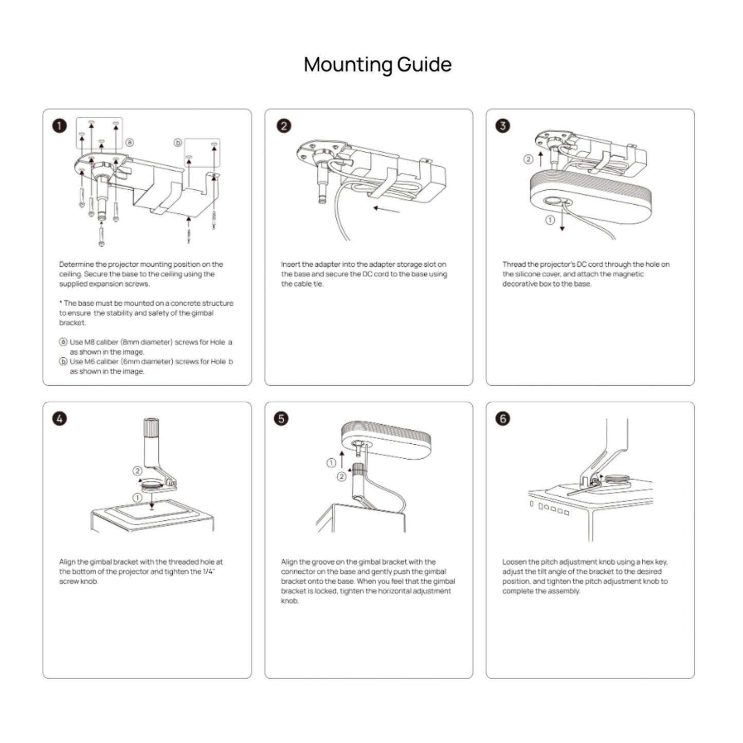 XGIMI - Horizon/Horizon Ultra Ceiling Mount - XGIMI