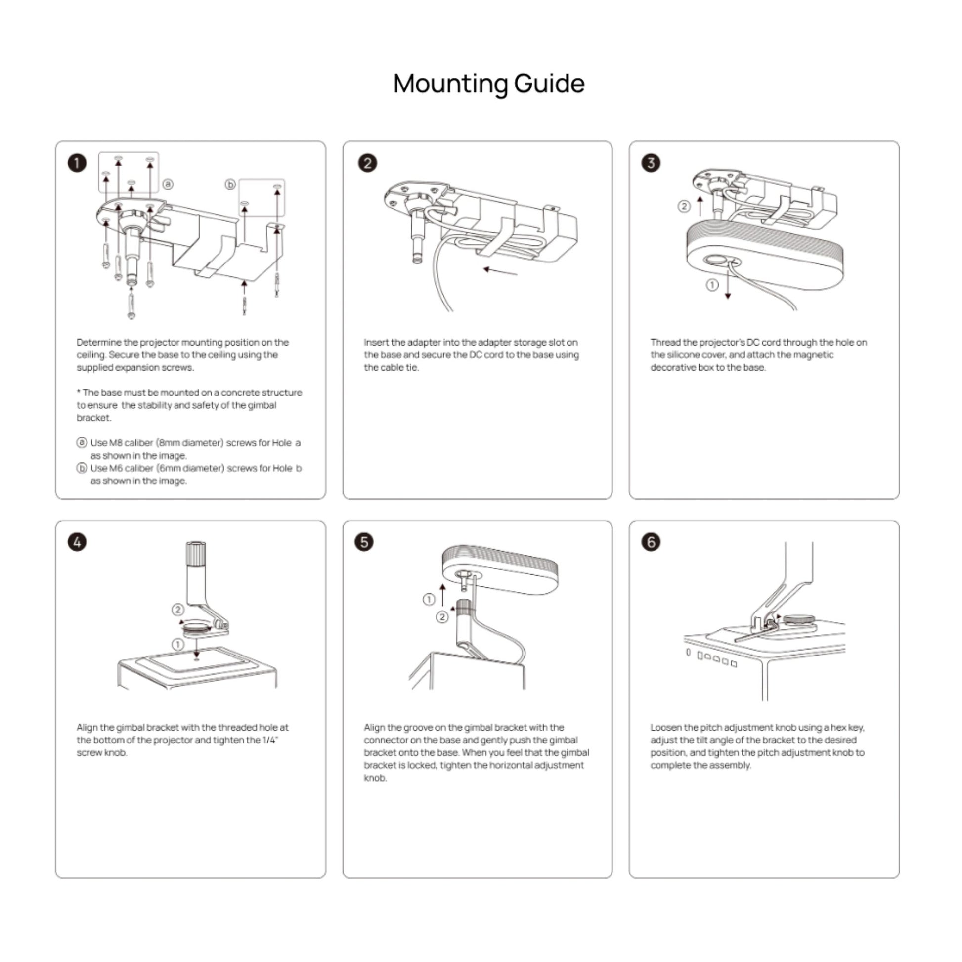 XGIMI - Horizon/Horizon Ultra Ceiling Mount - XGIMI
