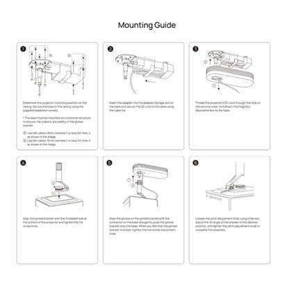 XGIMI - Horizon/Horizon Ultra Ceiling Mount - XGIMI
